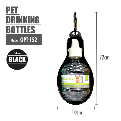 Pet Drinking Bottles (Black)