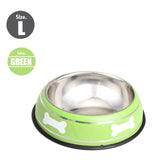 Pet Steel Bowl (26CM) - Green