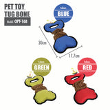 Pet Toy Tug Bone (Green)