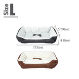 Pet Cushion Bedding - Brown (Large)