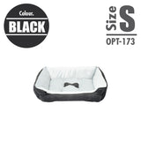 Pet Cushion Bedding - Black (Small)