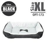 Pet Cushion Bedding - Black (X-Large)