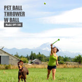 Pet Ball Thrower with Ball (Orange)